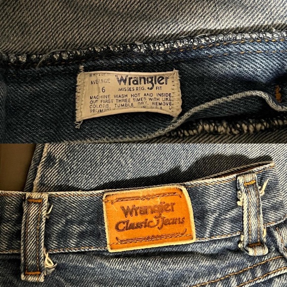 Vintage Wrangler High Rise Straight Leg Jeans - Picture 4 of 4